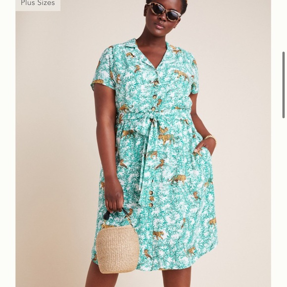 Anthropologie tiger dress Clearance